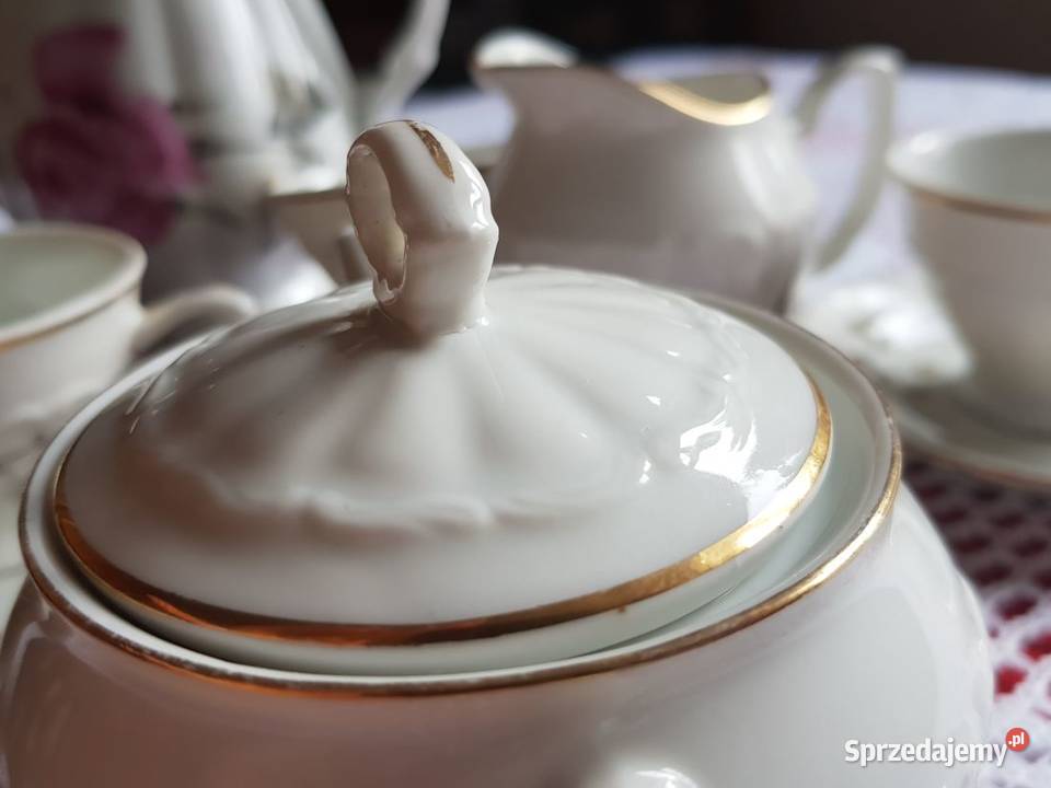 Bogucice śląska stara porcelana serwis filiżanka