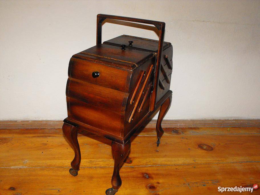 3poziomowy drewniany niciak na kółkach Skierniewice