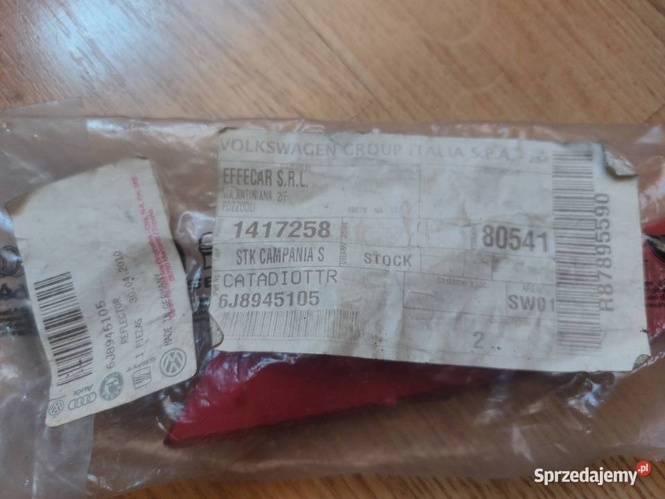 Odbłyśniki zderzaka OE Seat Ibiza IV ST 6J kombi Gliwice