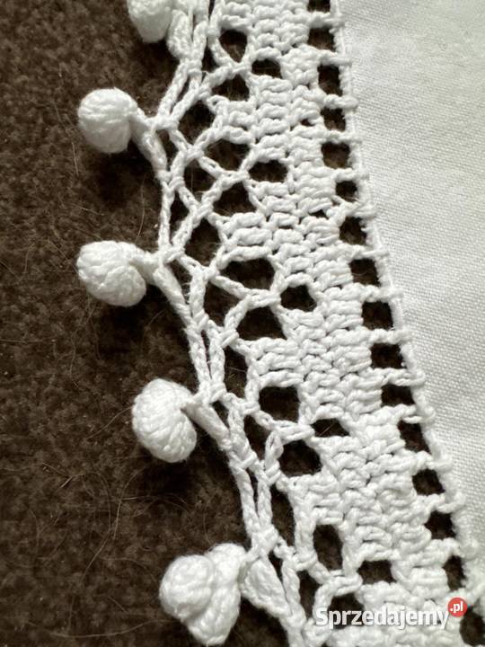 obrus okrągły szydełkowy rękodzieło Obrusy Zabrze