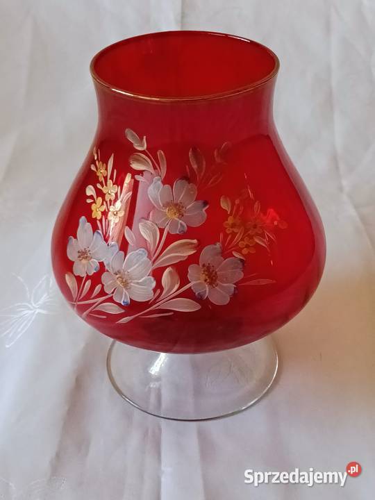 piękny kielich bohemia Porcelana i szkło Gliwice