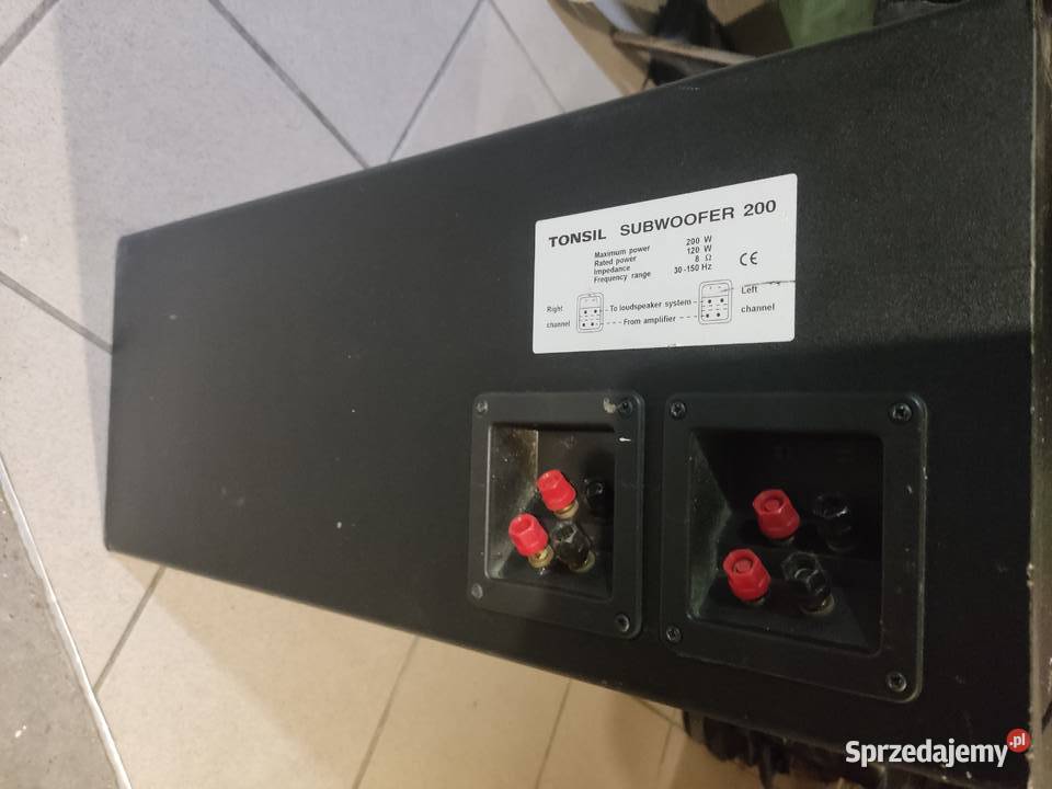 Subwoofer Tonsil 200 pasywny Wieprzyce