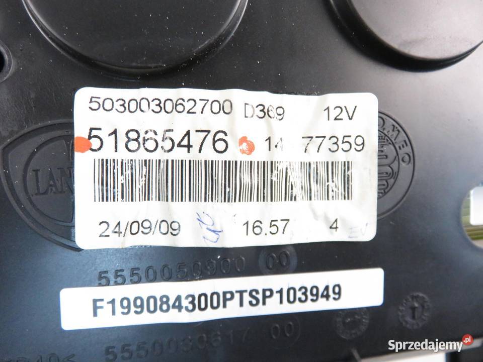 LICZNIK FIAT GRANDE PUNTO 16 D 51865476 osobowe