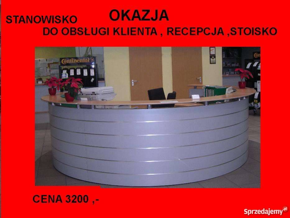 Recepcja stanowisko biuro obsługi klienta lada Katowice