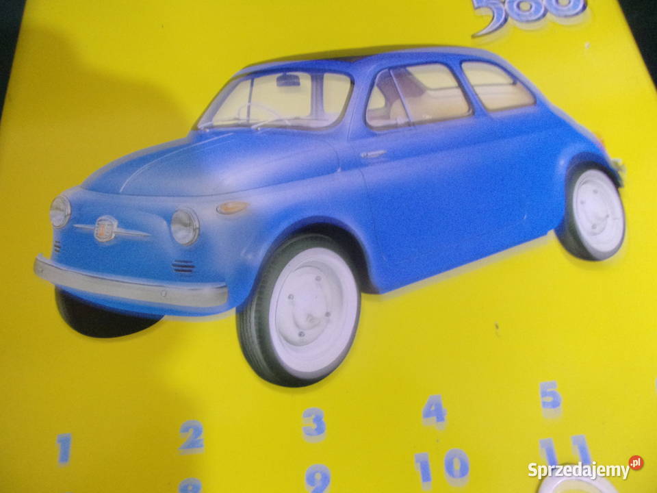 Wieczny metalowy kalendarz z FIAT 500produkcja w mazowieckie Warszawa