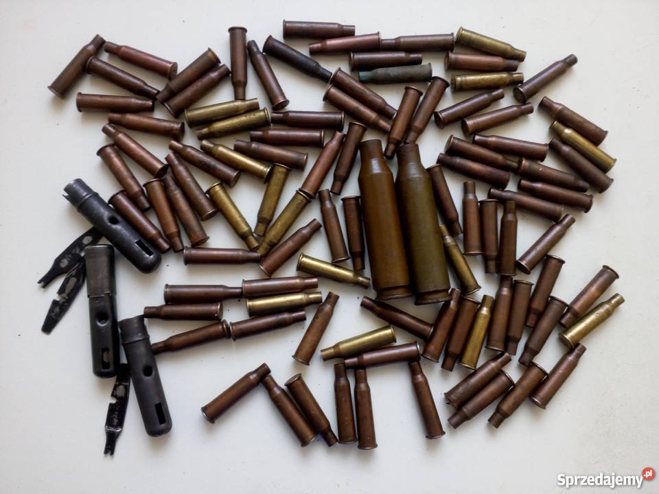 Zestaw łusek karabinowych mosin i innych Rzeszów