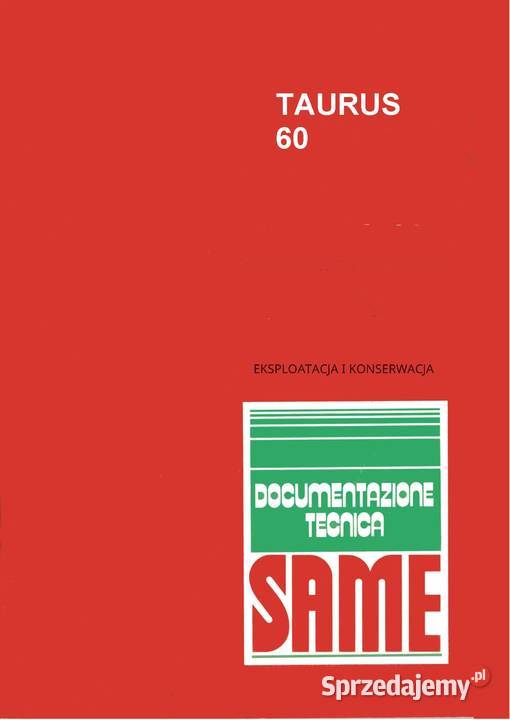 Same Taurus 60 Instrukcja obsługi wielkopolskie Szamotuły