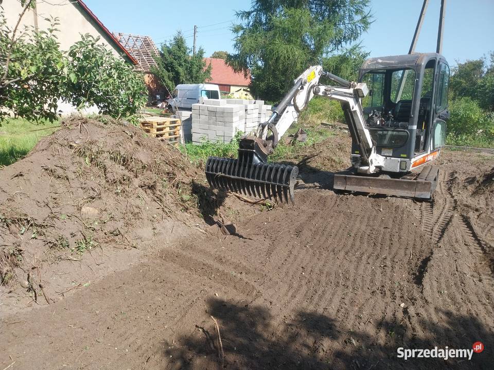 Usługi minikoparką mini ładowarką wywrotka pomoc lubuskie Szprotawa