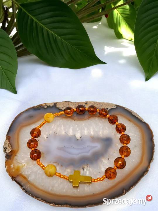 Bransoletka różaniec dziesiątka różańca z Bransoletki Warszawa