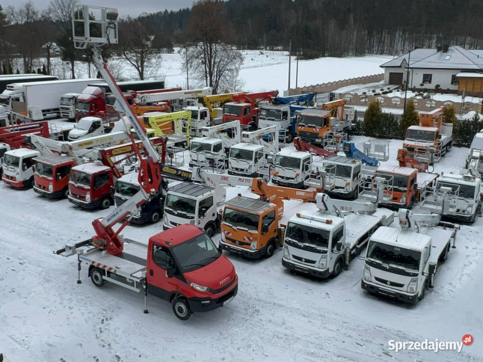 Iveco Daily 35S12 Koszowy Zwyżka MX170 17m UDT komputer pokładowy