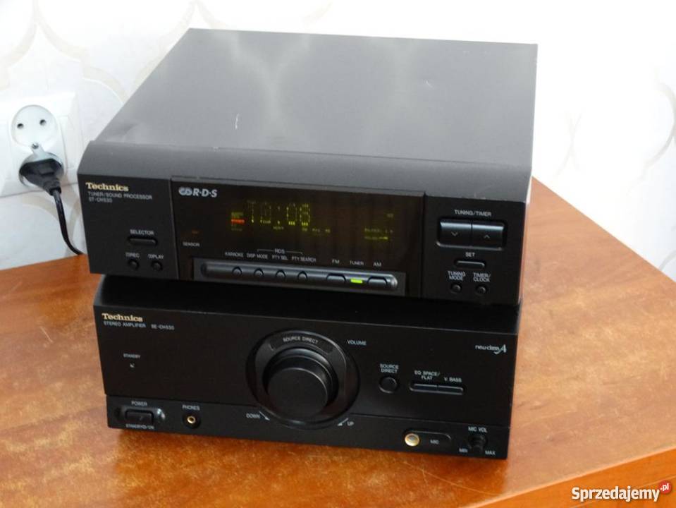Wzmacniacz i tuner Technics SECH530 RDS mocny Jasło