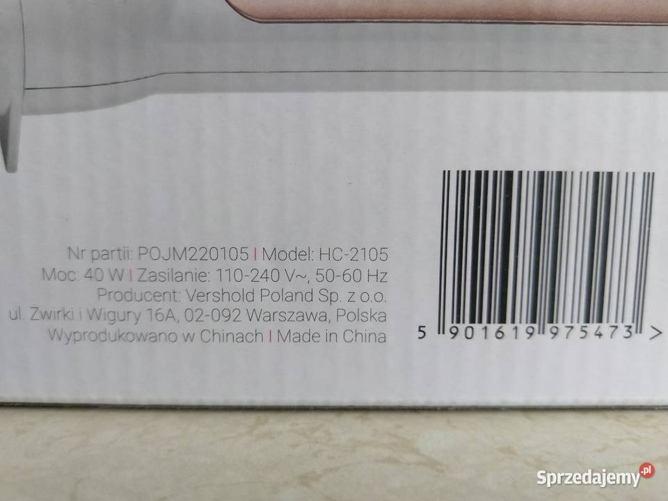 NAJTANIEJ Lokówka Stożkowa Ceramiczna Loki Fale