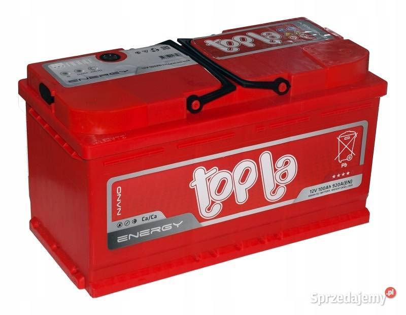 Akumulator TOPLA ENERGY E100H 100Ah 900A osobowe Akumulatory dolnośląskie sprzedam