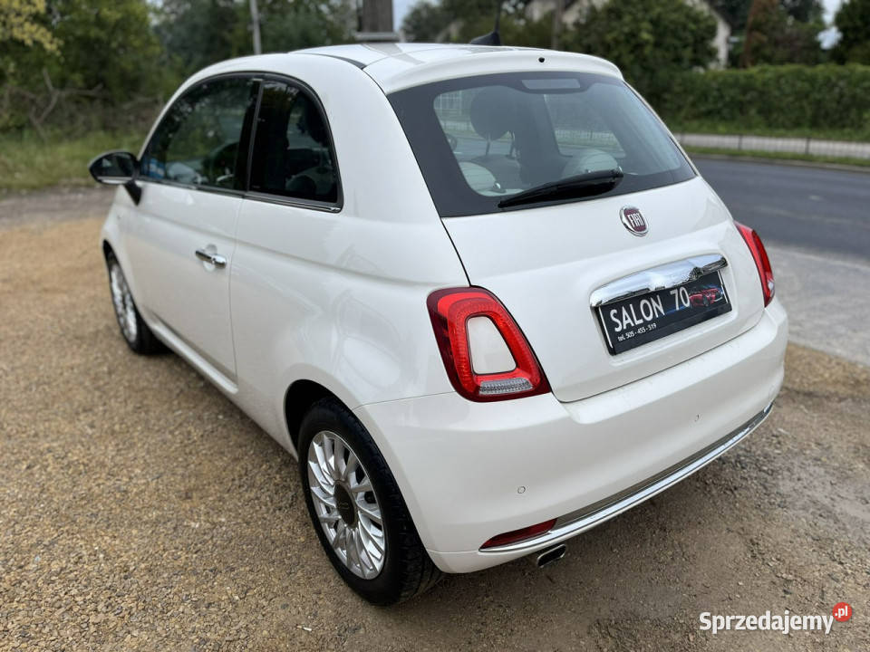Fiat 500 12 Zarejestrowany Tablet Skóry Szyber biały 500 Samochody osobowe Częstochowa