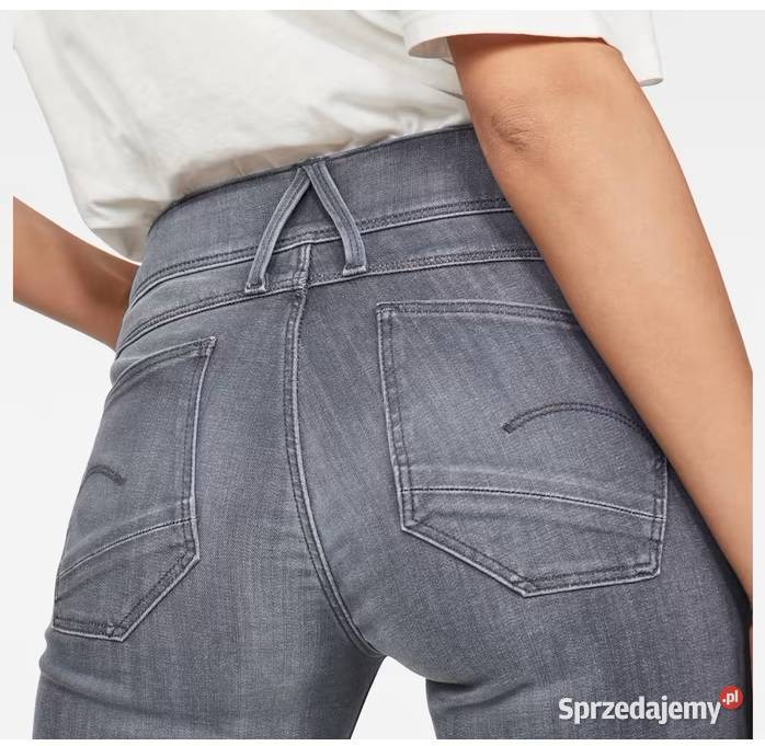 spodnie GSTAR LYNN DMID SUPER SKINNY Długie Spodnie