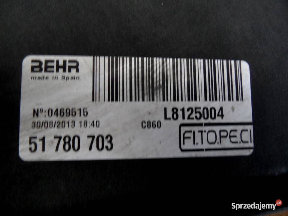 FIAT QUBO 13 MULTIJET 13r wentylator chłodnicy