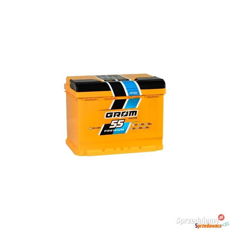Akumulator 55Ah 510A Grom Racing osobowe Akumulatory sprzedam