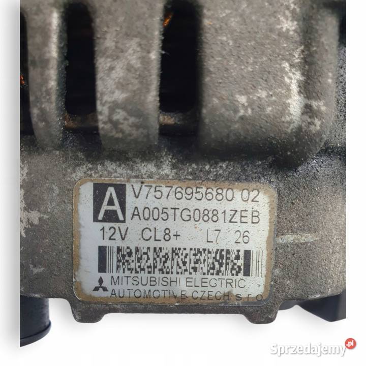 ALTERNATOR Peugeot 207 14 VTi 12V A005TG0881ZEB Chełm