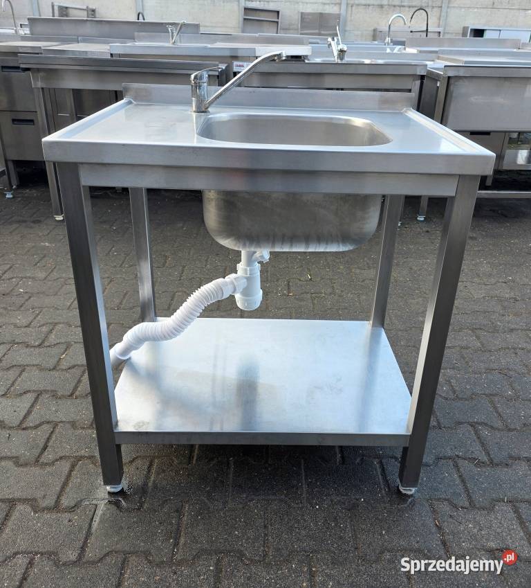 Zlew Basen 1 Komorowy z Półką 806085 M1374 N Nowe Skalmierzyce