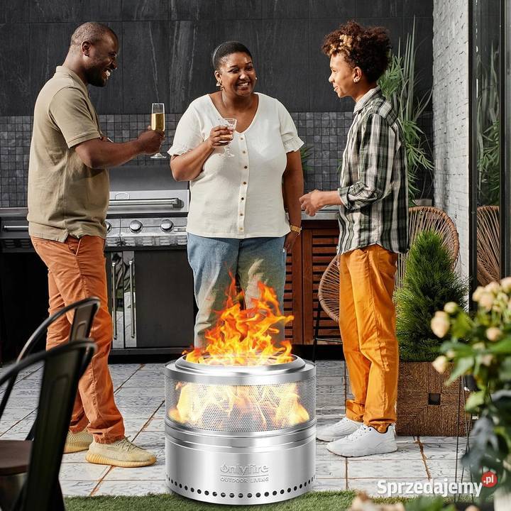 Bezdymne palenisko palone drewnem stal sprzedam