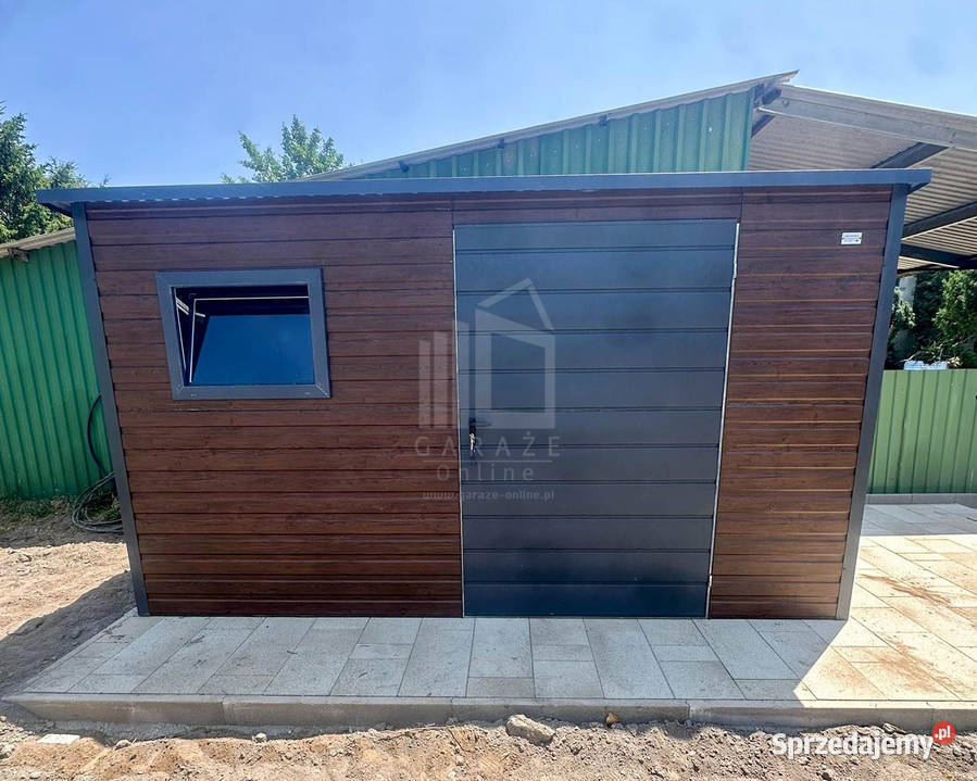 Schowek domek ogrodowy 3x2m drzwi okno