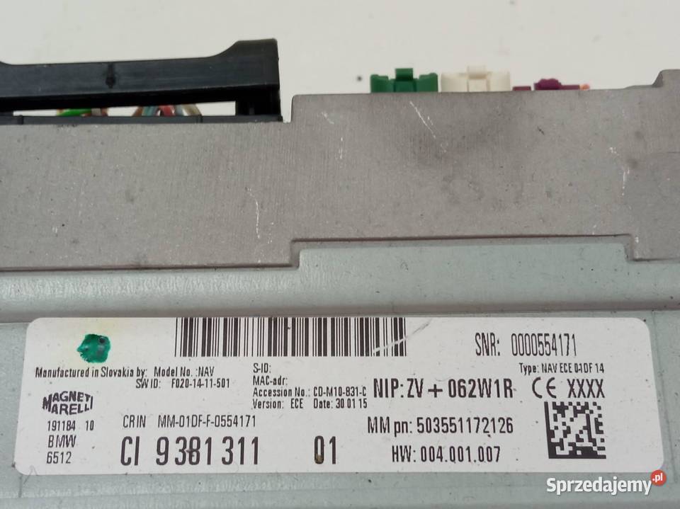 RADIO EUROPA 9381311 Bmw Seria 1 II 20112019 sprzedam