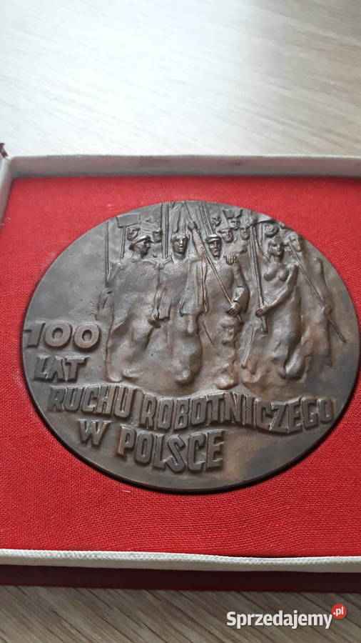 Medal100 lat Ruchu Robotniczego w Polsce80 mm Konin sprzedam