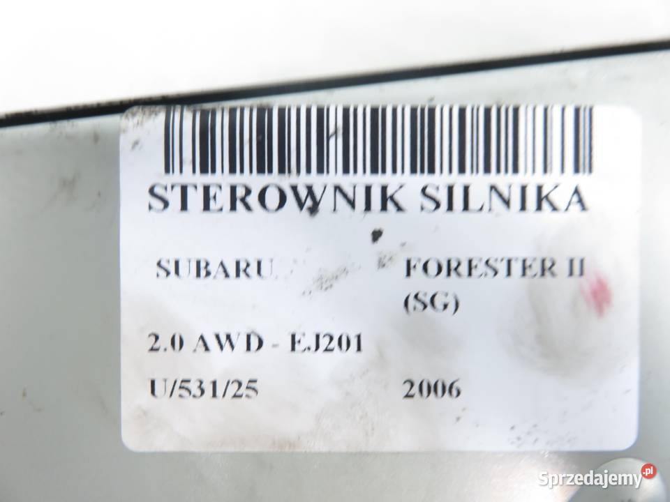 STEROWNIK SUBARU FORESTER II SG 20 AWD 125 EJ201