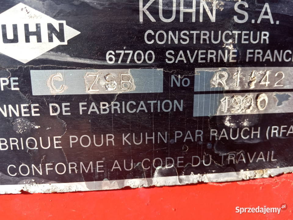 Kuhn rauch Siedlce sprzedam