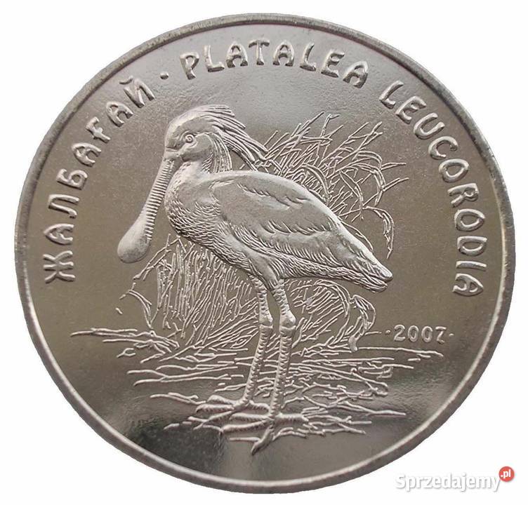 Kazachstan 50 tenge 2007 Warzęcha zwyczajna Ełk