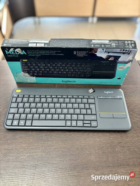 Klawiatura bezprzewodowa Logitech K400 Plus z