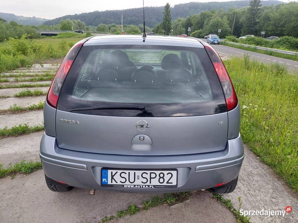 Opel Corsa C 12 16V 90 Zadbany Oszczędny Klima Rok produkcji 2004 Sucha Beskidzka sprzedam