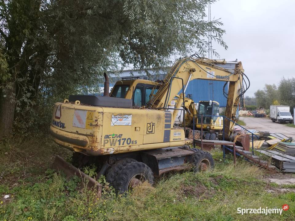 Syndyk sprzeda koparkę kołowe Komatsu PW170ES6K Koparki