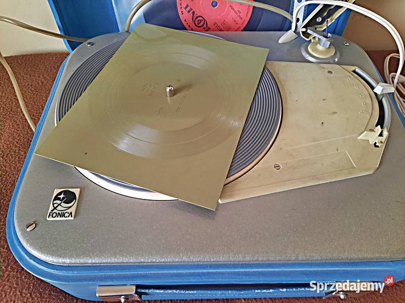 Gramofon elektryczny Fonica GE250 lata 60 te PRL Ostrów Wielkopolski sprzedam