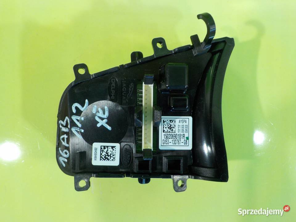 JAGUAR XE 20 D 15r SEDAN przelaczniki kierownicy Panele sterowania, przełączniki Wyposażenie wnętrza Suków