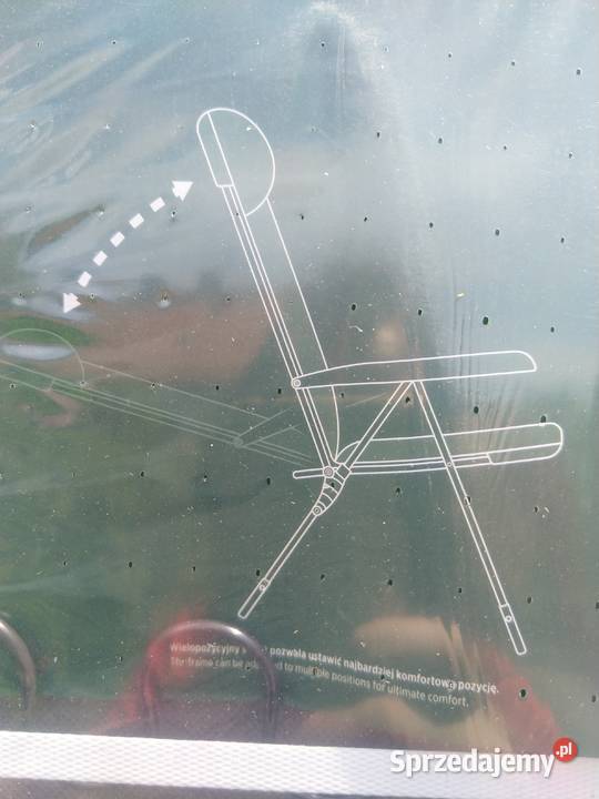 NAJTANIEJ Fotel Ogrodowy Składany z Zabrze