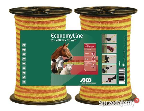 Taśma Economy Line dwupak 10 mm 2 x 200 m AKO