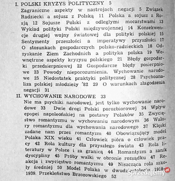 Kryzys Polski i kryzys ludzkości Aleksander Rok wydania 1982