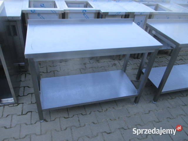 STÓŁ GASTRONOMICZNY Z PÓŁKĄ PRZYŚCIENNY 1206085 Biznes i Przemysł Ostrów Wielkopolski