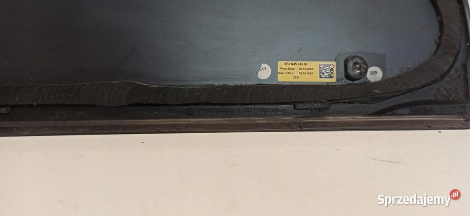 SEAT TARRACO SZYBA KAROSERYJNA PRAWY TYŁ