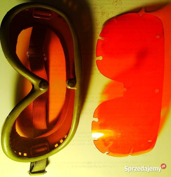 Gogle narciarskie z pomarańczową szybką i drugą Pozostałe małopolskie Kraków sprzedam