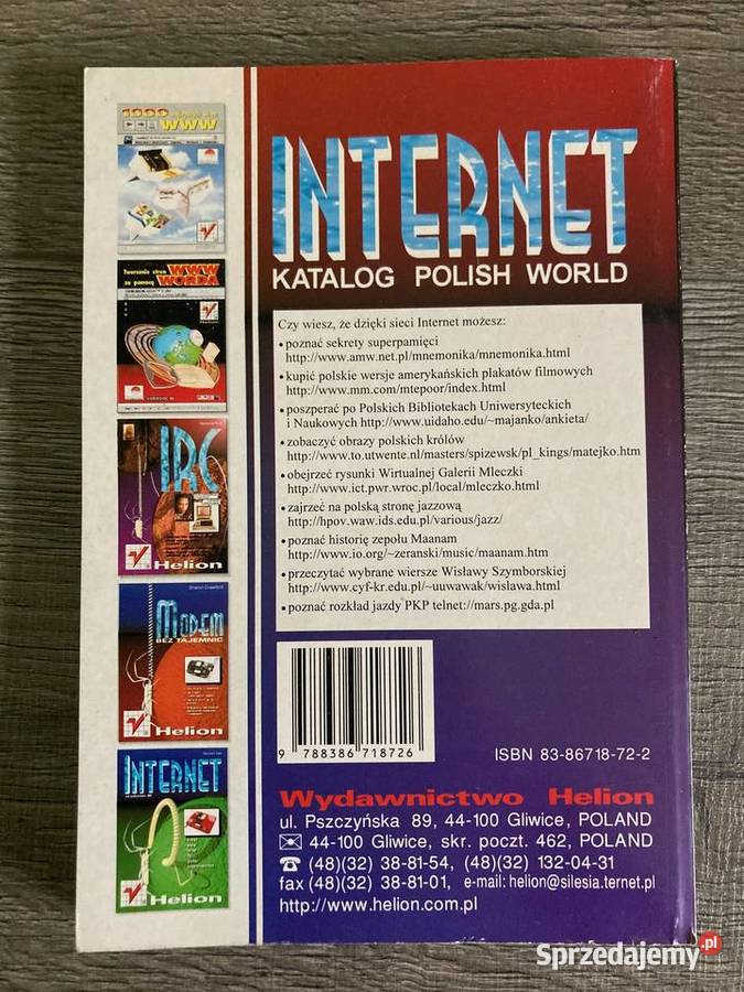 Książka Internet Katalog Martin Miszczak Książki naukowe i popularnonaukowe podkarpackie Nisko