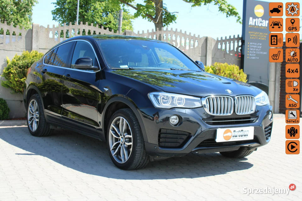 BMW X4 BMW X4 XDrive 30 D 258 2017 Advantage aluminiowe felgi Zambrów