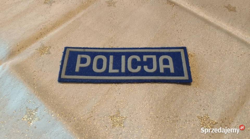 Naszywka Plakietka Emblemat POLICJA Oryginalna Rewal