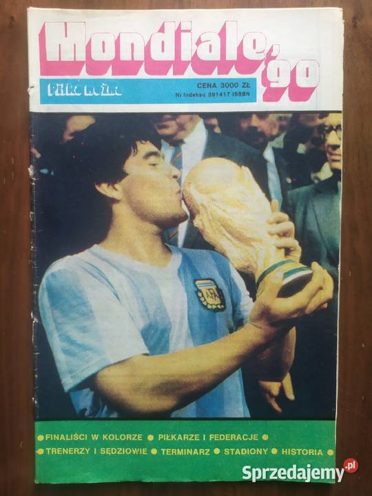 Skarb kibica Mondiale 90 Czasopisma Książki i Podręczniki Łódź