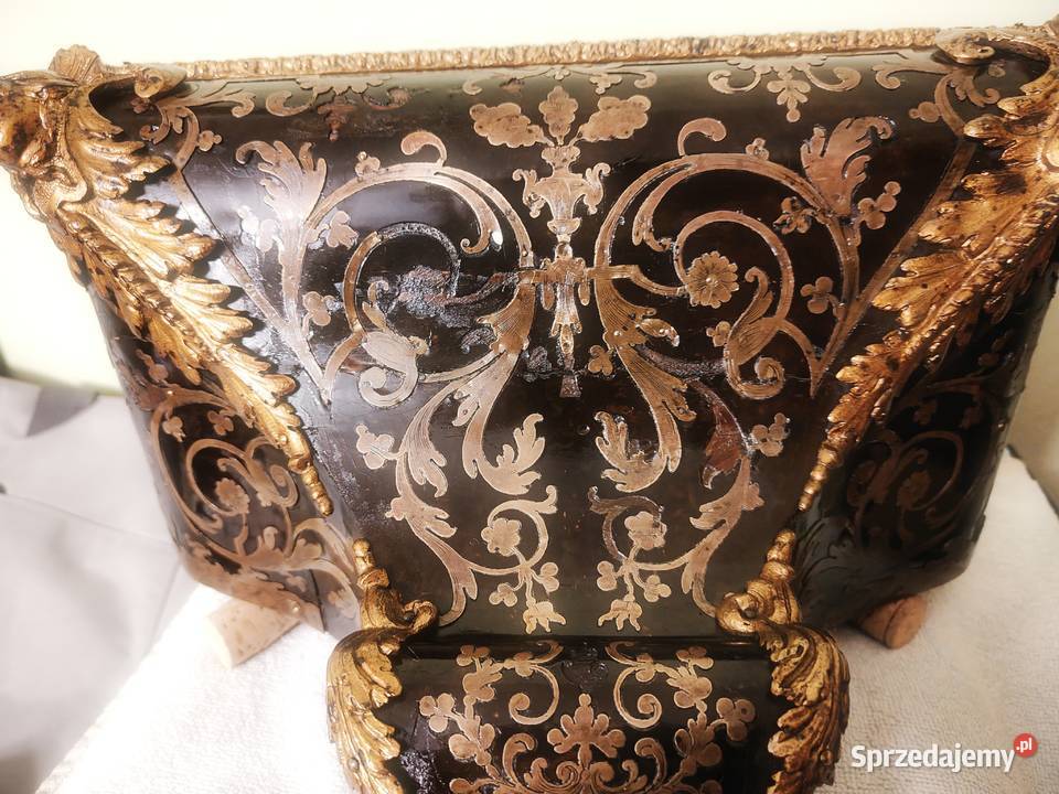 Stary Boulle z konsolą XVIIIw Unikatowy jedyny Zgorzelec