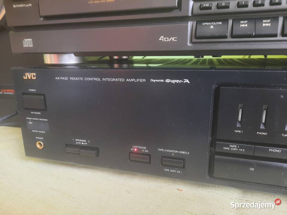 Wzmacniacz JVC AXR 432 Super Aklasyk lata 80 Piasek