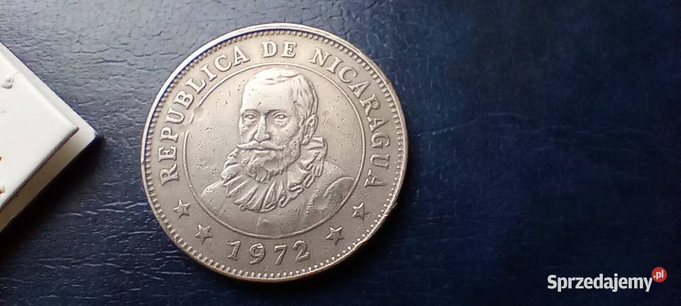 Stare monety 1 cordoba 1972 Nikaragua podkarpackie Lesko sprzedam