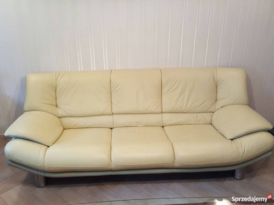 KLER skórzany komplet wypoczynkowy