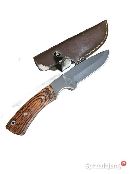 Nóż myśliwski z kaburą chwyt do cięcia na Radlin sprzedam